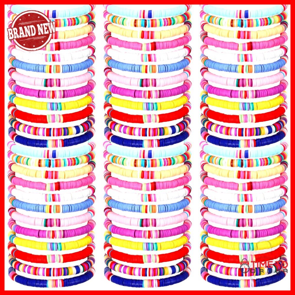Preppy Friendship Bracelets Stackable Bead Y2k Bo… - image 1